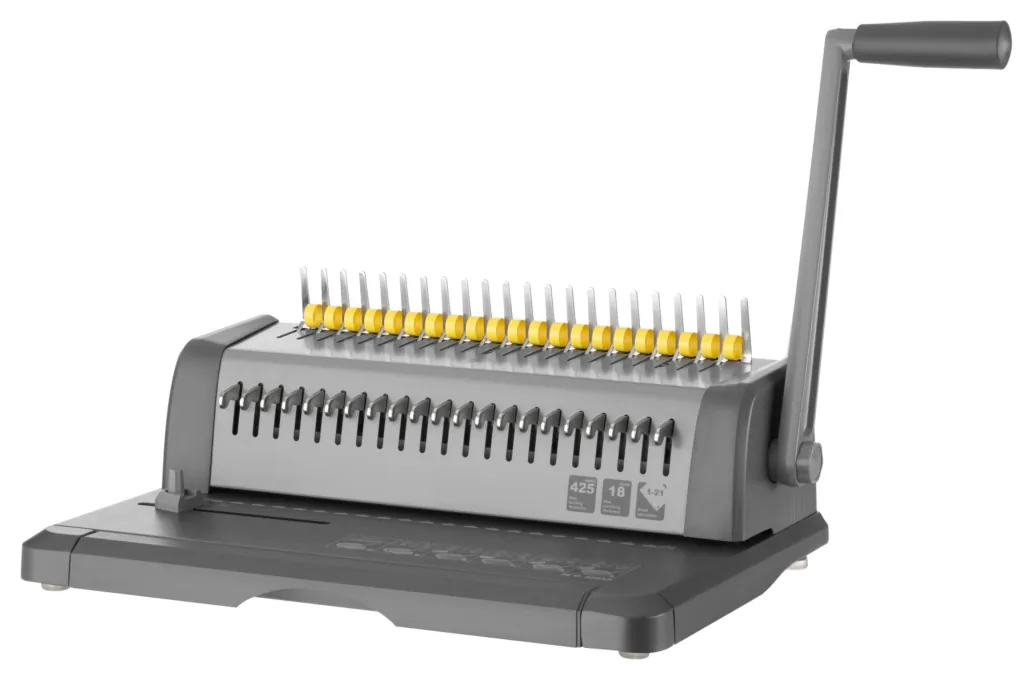 Plastic combs for the binder 45mm yellow 50pcs
