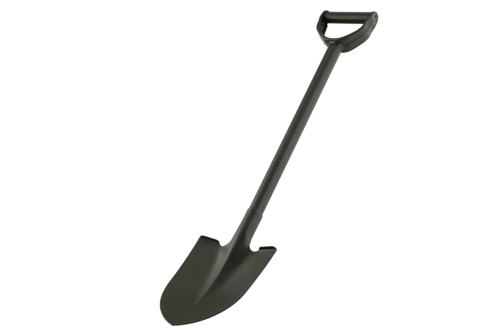 2E Shovel bayonet Bushcraft, compact, steel handle, 1.5mm, 78cm, 0.93kg