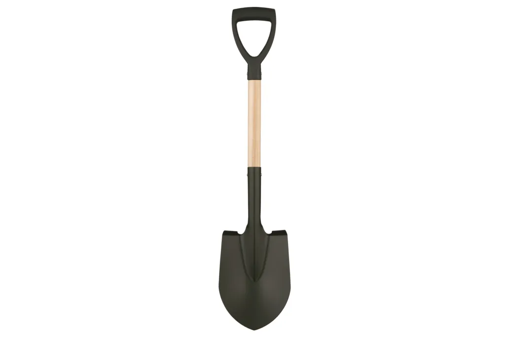 Лопата штыковая 2E Digger 1, компактная, деревянный черенок, 1.5мм, 78см, 0.93кг