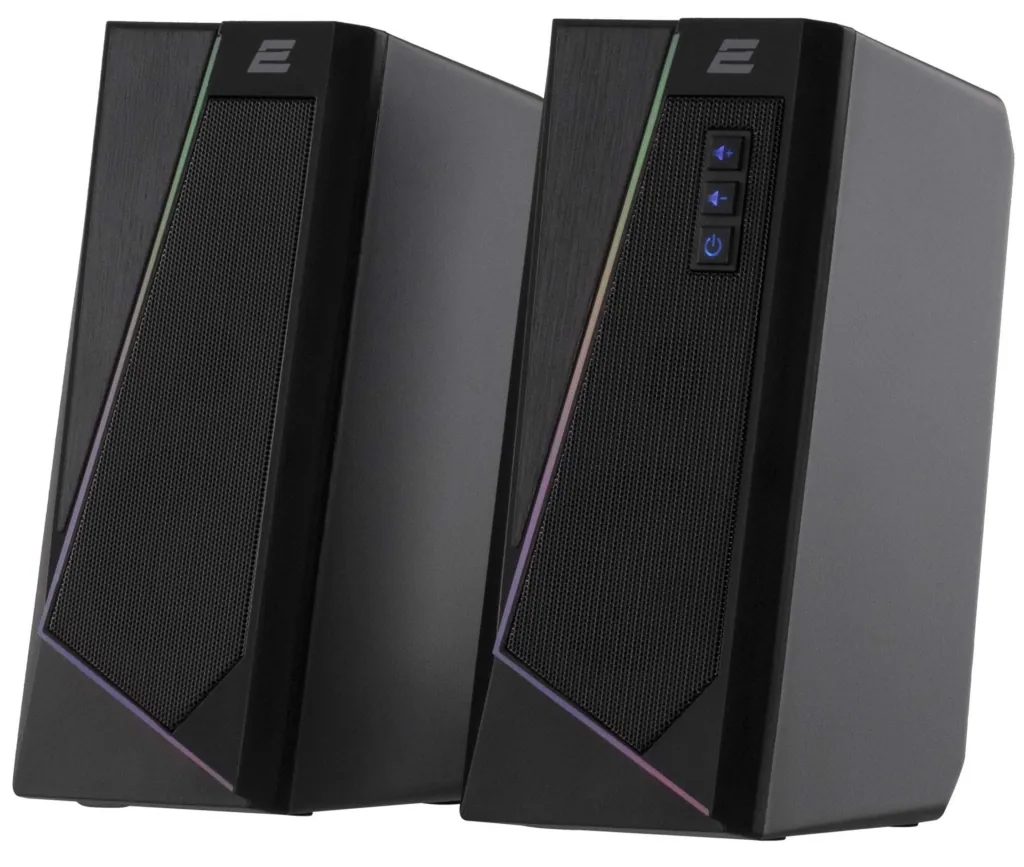 Multimedia speaker 2E PCS233 RGB, 2.0, USB, Black