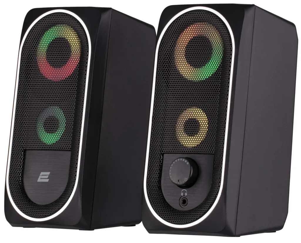 Multimedia speaker 2E PCS234 RGB, 2.0, USB, Black
