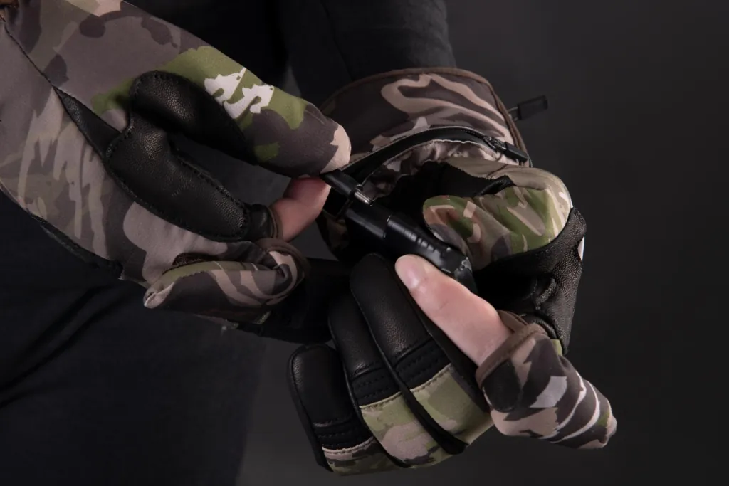 2E Tactical Перчатки с подогревом Hunter Camo, размер XL
