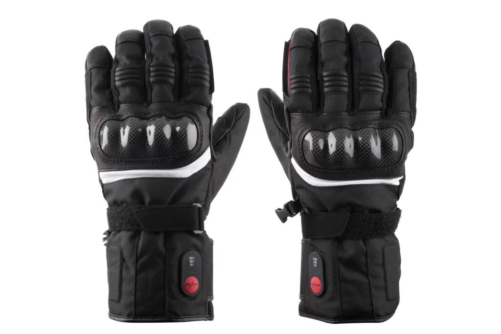 2E Tactical Heated Gloves Rider Black, Size L