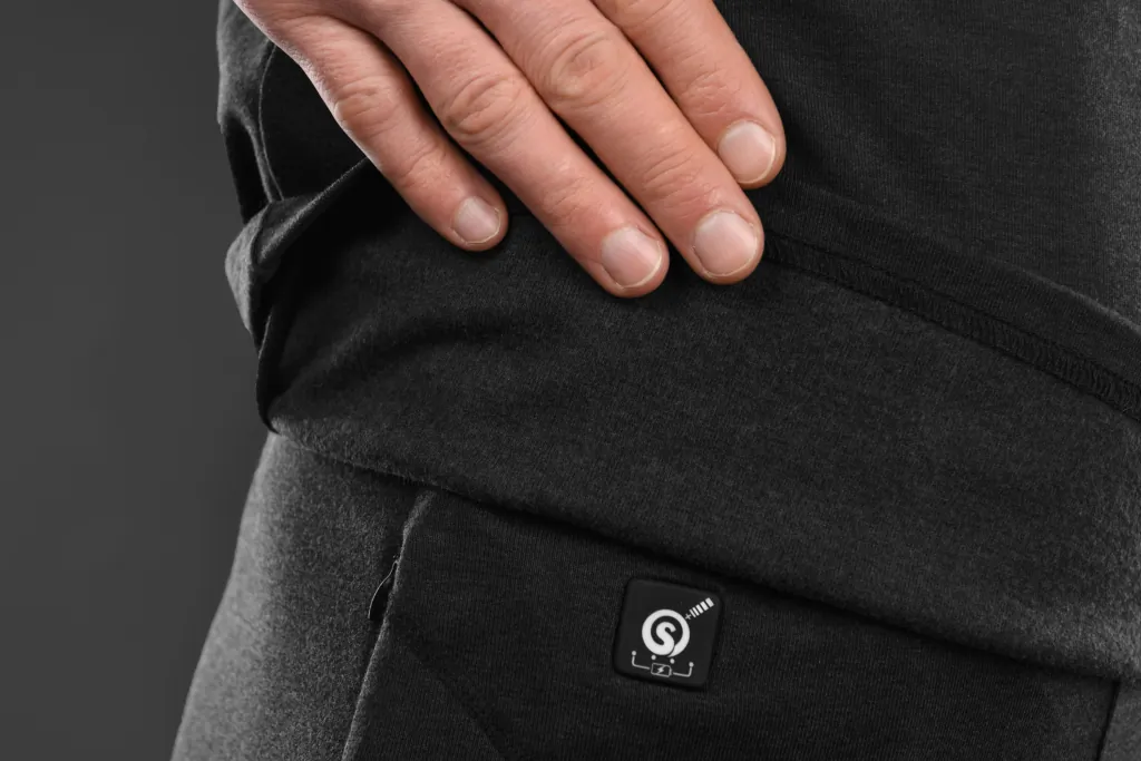 2E Tactical Мужское термобелье с подогревом eFiber for Men Black, размер L
