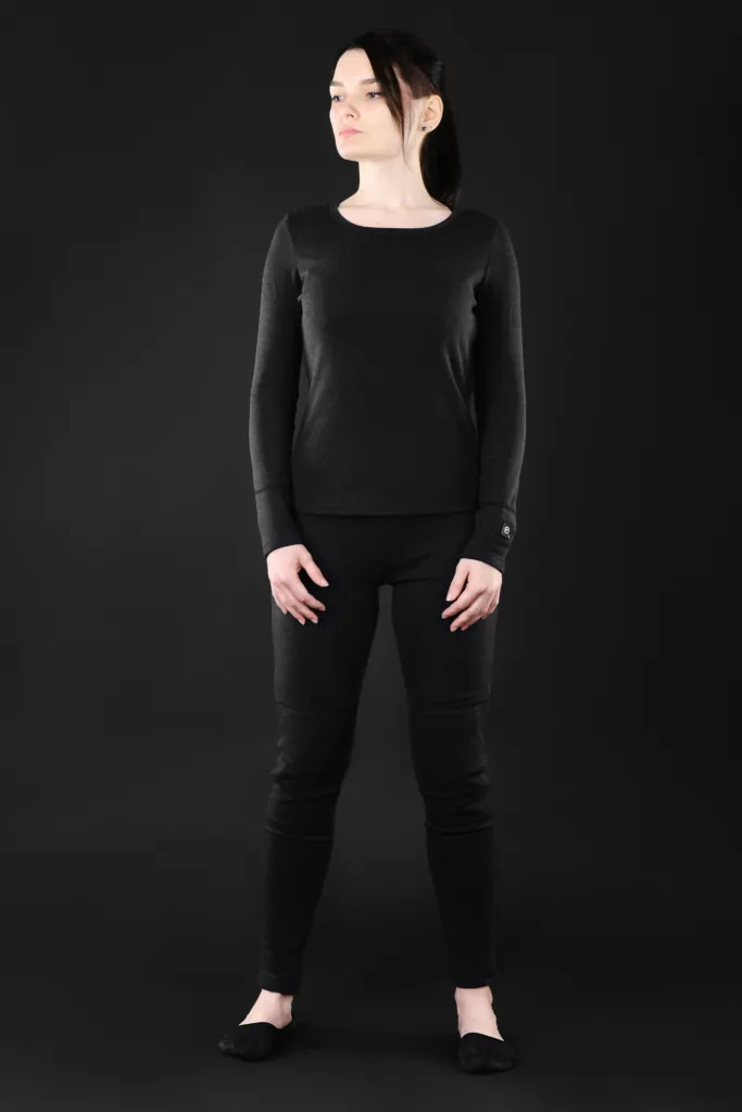 2E Tactical Женское термобелье с подогревом eFiber for Women Black, размер M