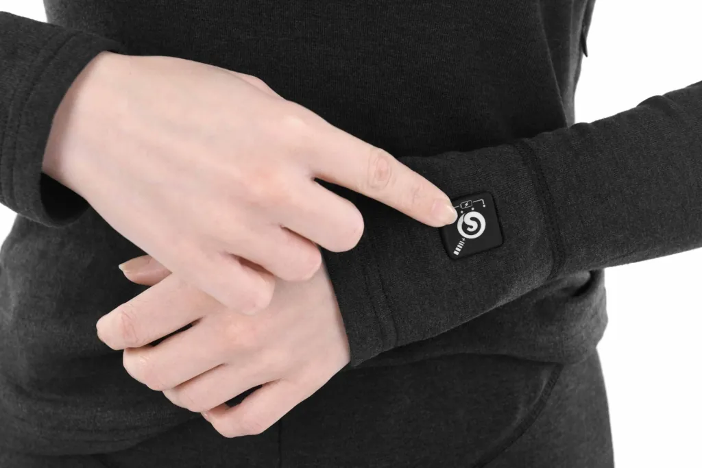 2E Tactical Женское термобелье с подогревом eFiber for Women Black, размер M