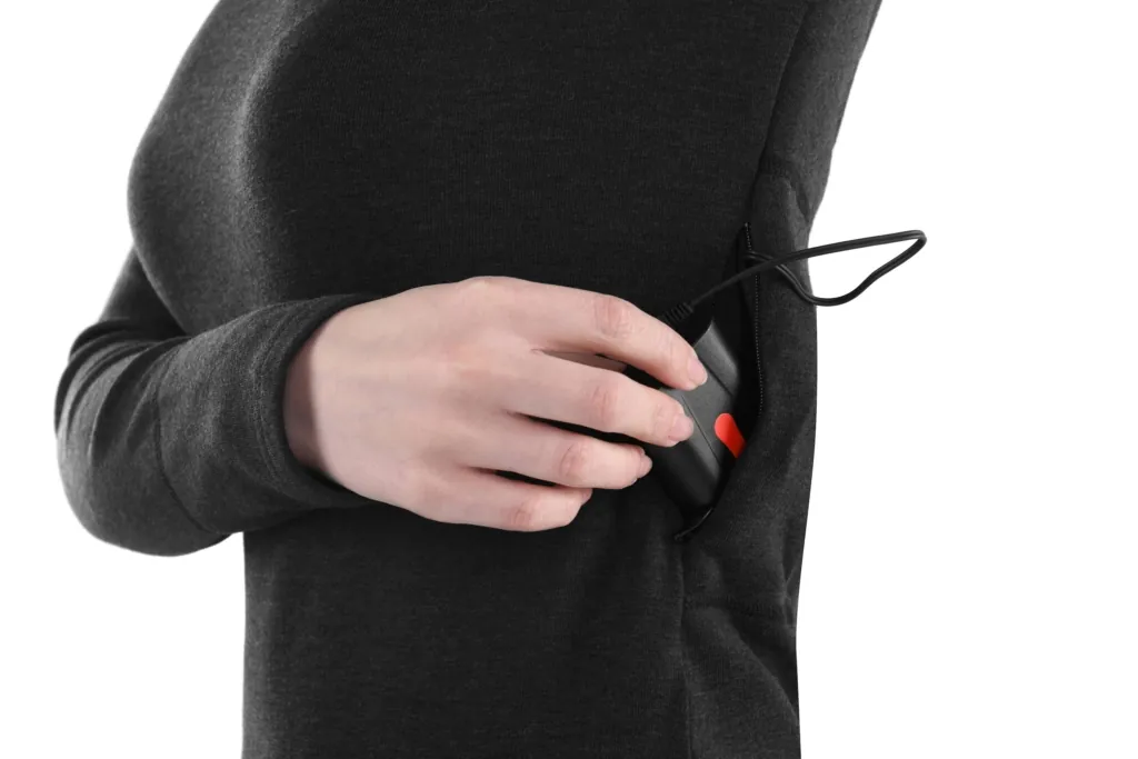 2E Tactical Женское термобелье с подогревом eFiber for Women Black, размер S