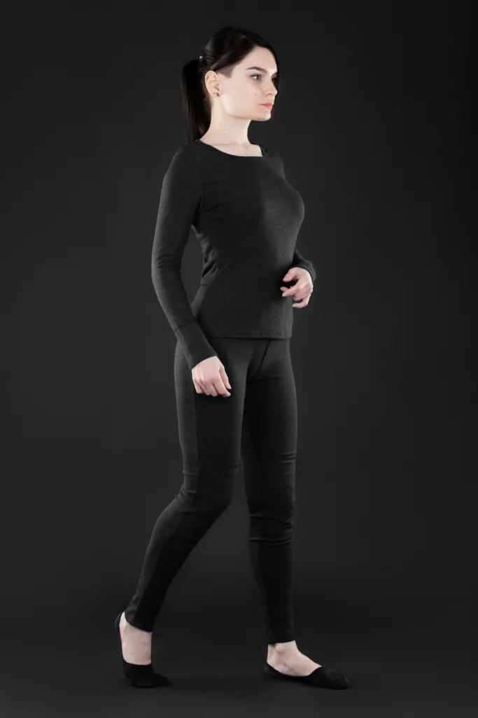 2E Tactical Женское термобелье с подогревом eFiber for Women Black, размер XL