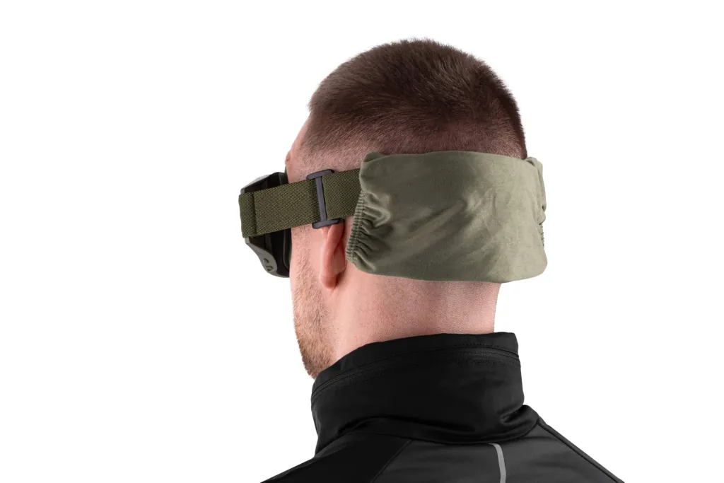 2E Tactical Маска тактическая, защитная Hawk Army Green Anti-fog, сумка, 3 линзы