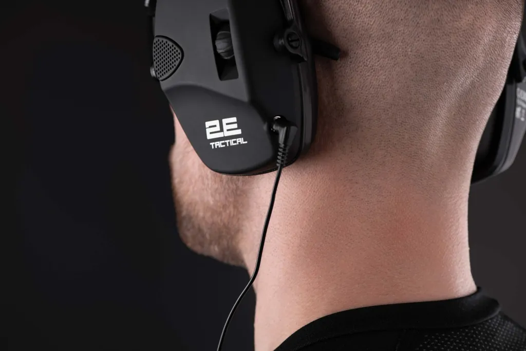 2E Tactical Tactical protective earmuffs Pulse Pro Black NRR 22 dB, active