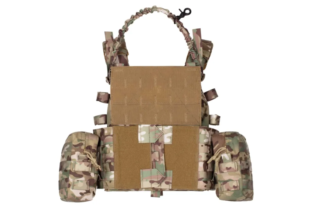 2E Tactical Плитоноска, Тип 1, с карманами для боковой защиты и подсумками, Молле, камуфляж