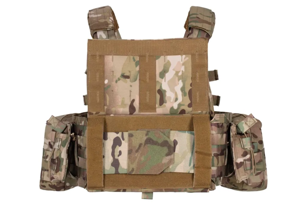 2E Tactical Плитоноска, Тип 1, с карманами для боковой защиты и подсумками, Молле, камуфляж