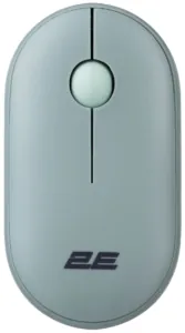 Миша 2E MF300 Silent, WL/BT, попелясто-зелений