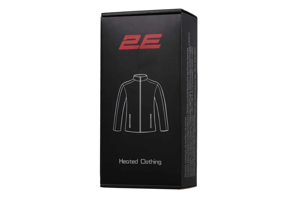 2E Tactical Жилет з підігрівом Heat Power Plus Black з капюшоном, розмір M