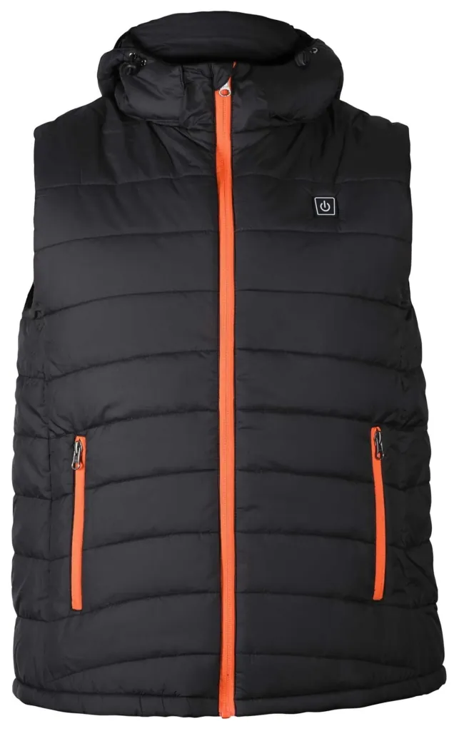 2E Tactical Жилет з підігрівом Heat Power Plus Black з капюшоном, розмір M