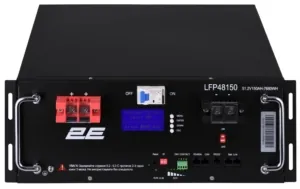 Акумуляторна батарея 2E LFP48, 48В, 150А•год, 19″ LCD 16S