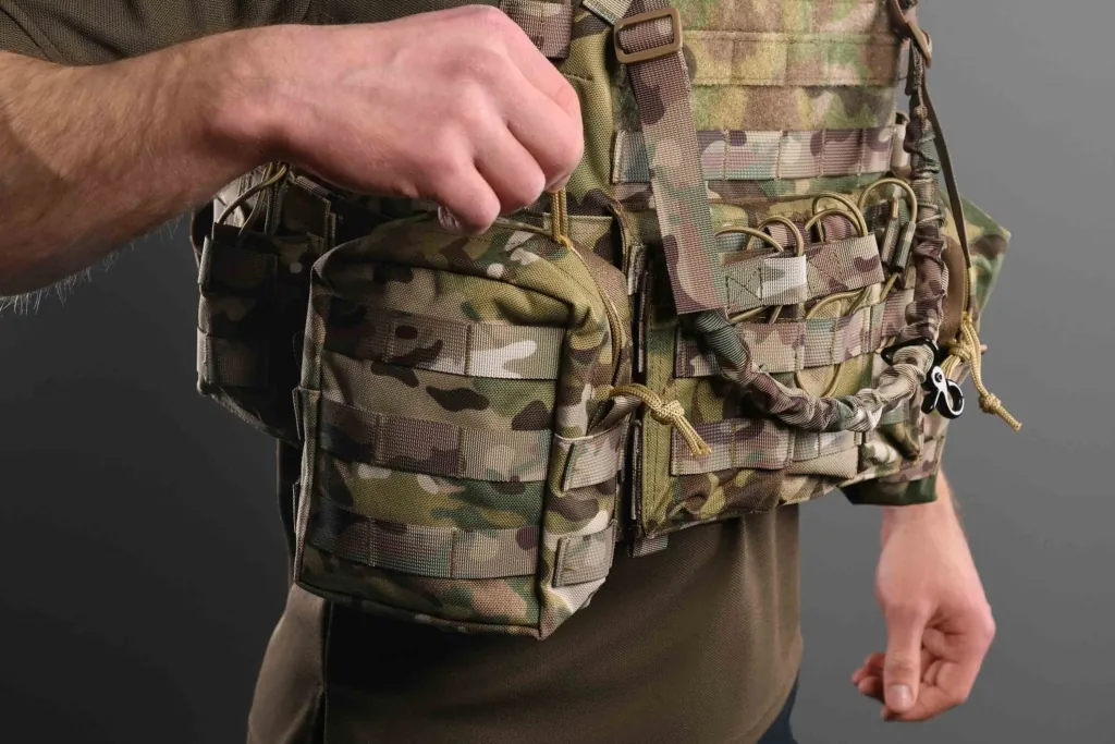 2E Tactical Плитоноска, Тип 1, с карманами для боковой защиты и подсумками, Молле, камуфляж