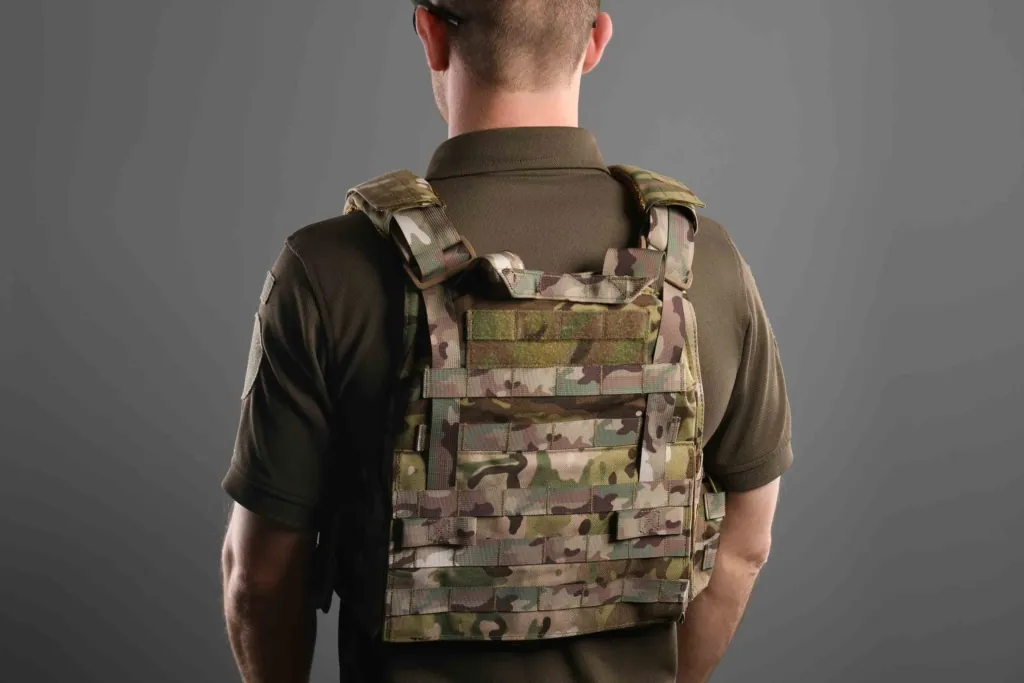 2E Tactical Плитоноска, Тип 1, с карманами для боковой защиты и подсумками, Молле, камуфляж