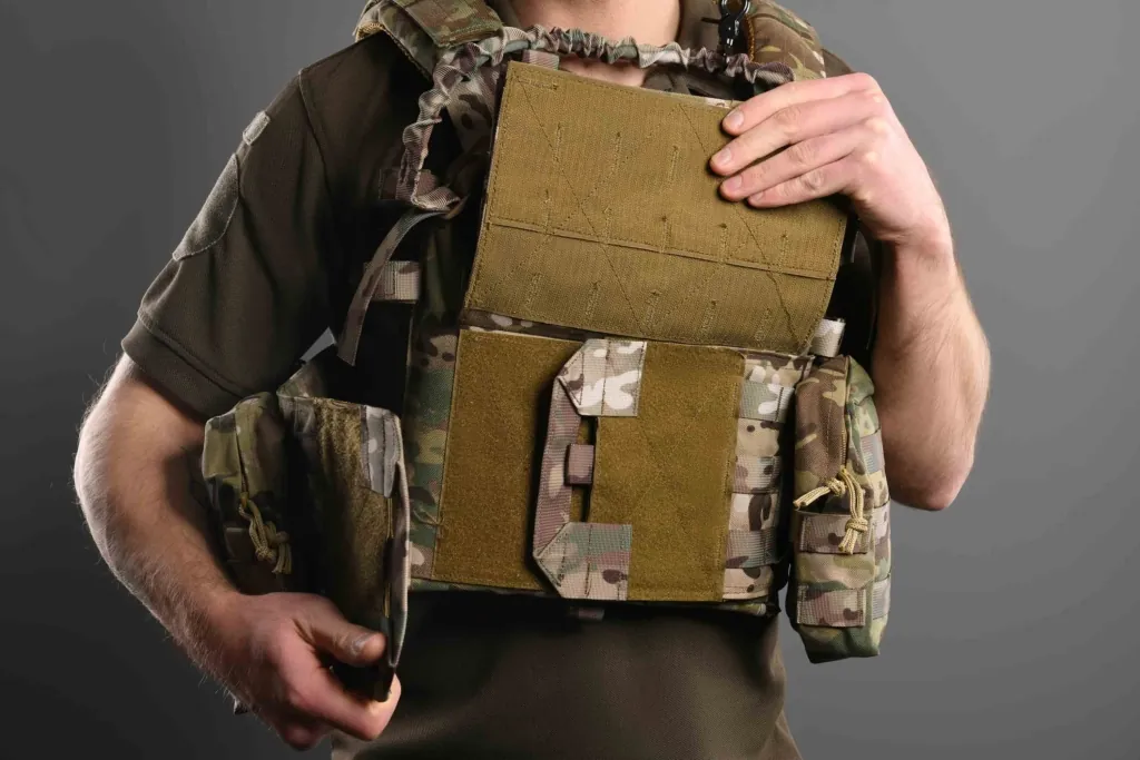 2E Tactical Плитоноска, Тип 1, с карманами для боковой защиты и подсумками, Молле, камуфляж