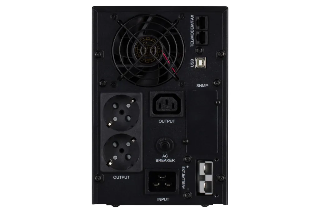 2E PS2000L, 2000VA/1600W, DC 48V, 2xSchuko+1xC13