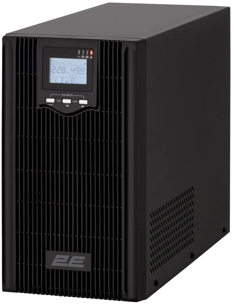 2E PS3000L, 3000VA/2400W, DC 48V, 3xSchuko+3xC13