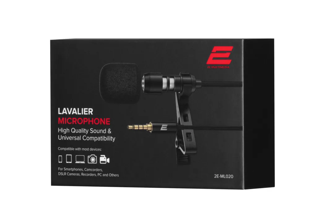 Lavalier Microphone 2E ML020 3.5mm