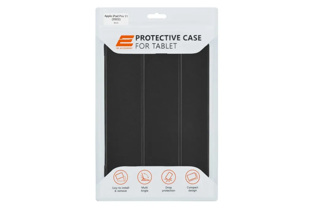 2E Basic case for iPad Pro 11″ (Gen 6, 2022), Flex, Black