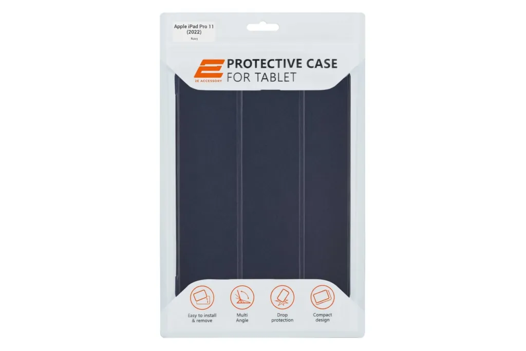 2E Basic case for iPad Pro 11″ (Gen 6, 2022), Flex, Navy