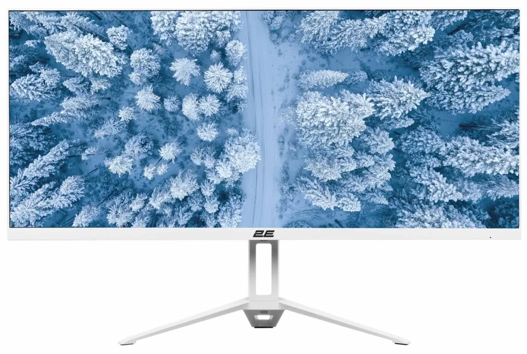 Монітор 2E 25.7″ D2621W HDMI, DP, Audio, IPS, 2560×1080, 21:9, 75Hz, FreeSync, White