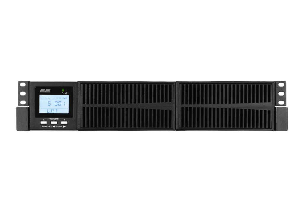 Джерело безперебійного живлення 2E OD3000RT, 3000VA/2700W, RT2U, LCD, USB, 3xSchuko