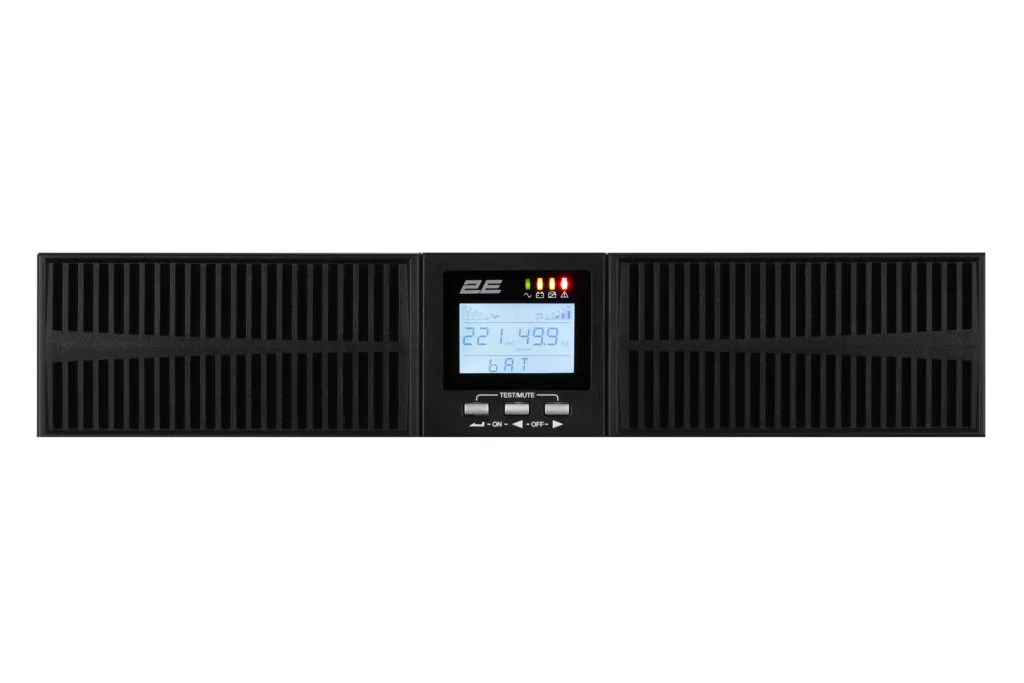 Джерело безперебійного живлення 2E SD10000RTL, 10kVA/10kW, RT2U, LCD, USB, на зовнішні АКБ, Terminal in&out