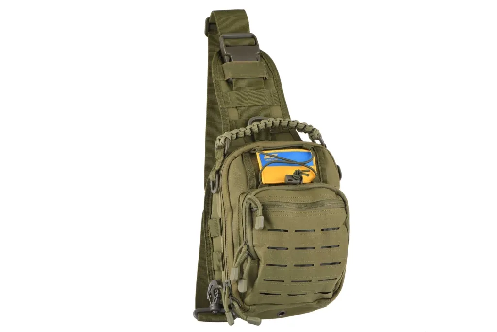 2E Tactical Sling Bag Laser Cut 2.5L, OD Green