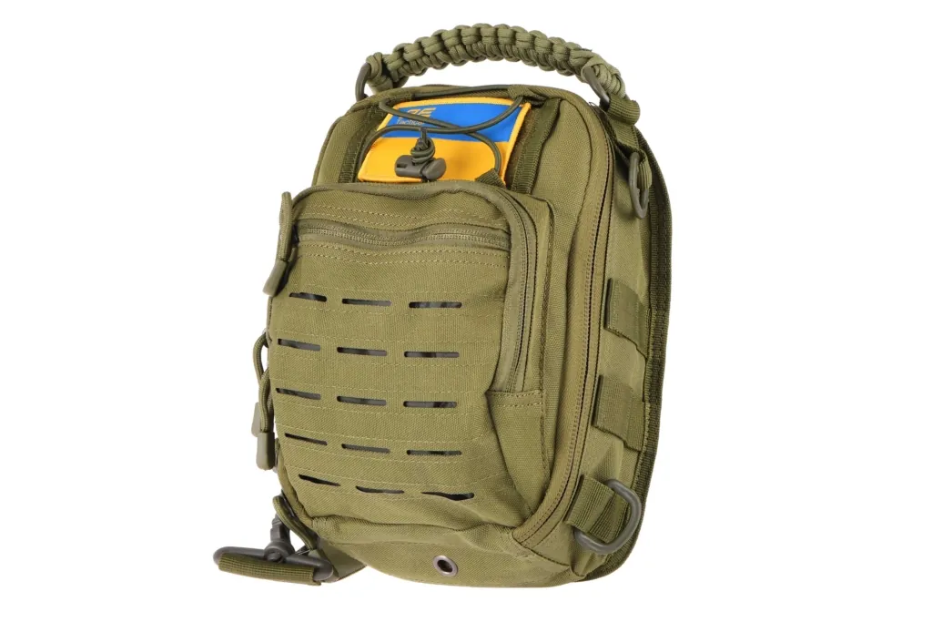 2E Tactical Sling Bag Laser Cut 2.5L, OD Green