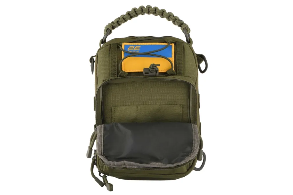 2E Tactical Sling Bag Laser Cut 2.5L, OD Green