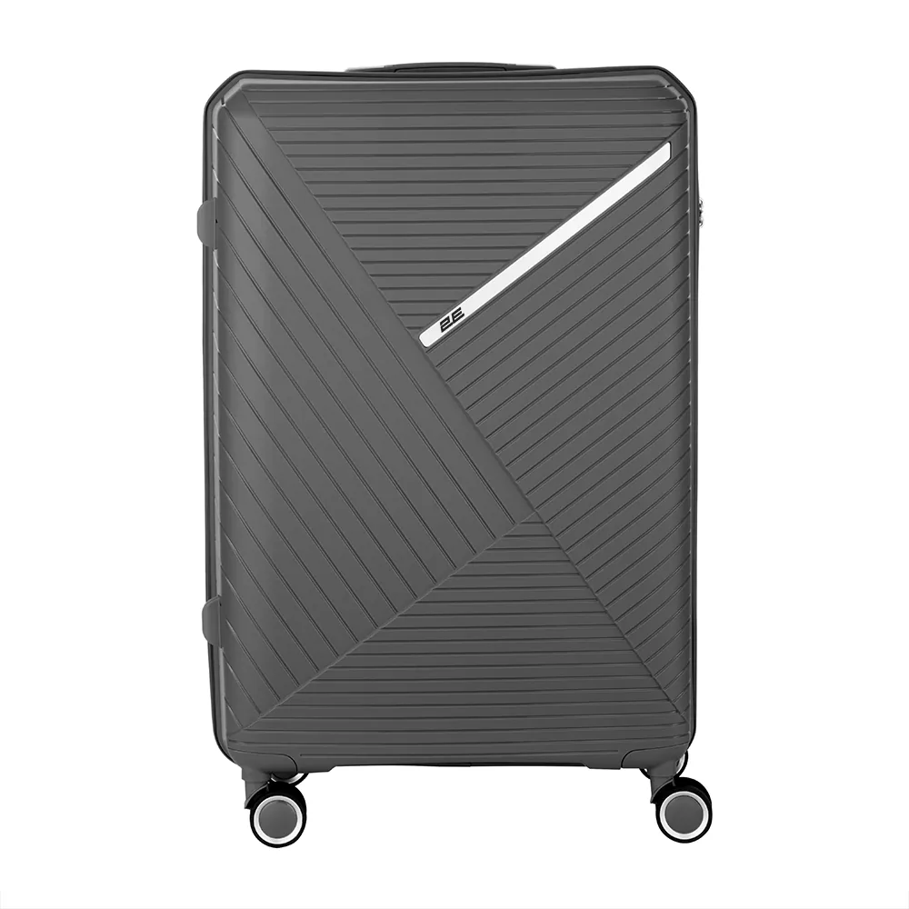 Валіза пластикова, 2E, SIGMA, велика, 4 колеса, графіт