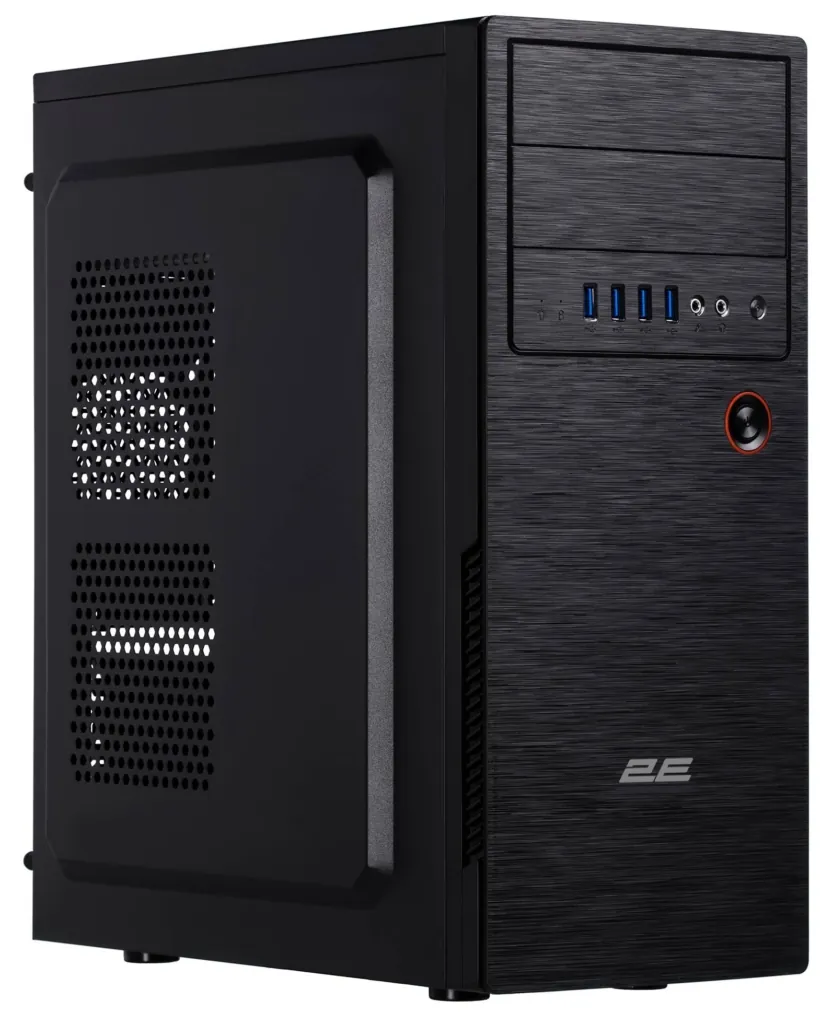 Корпус 2E Alfa E1802 без БП 4xUSB3.0, VGA 320мм ATX чёрный