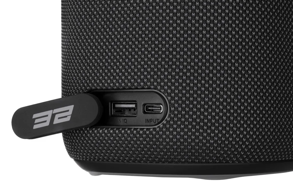 Portable Speaker 2E SoundXDrum TWS, Wireless, Waterproof Black