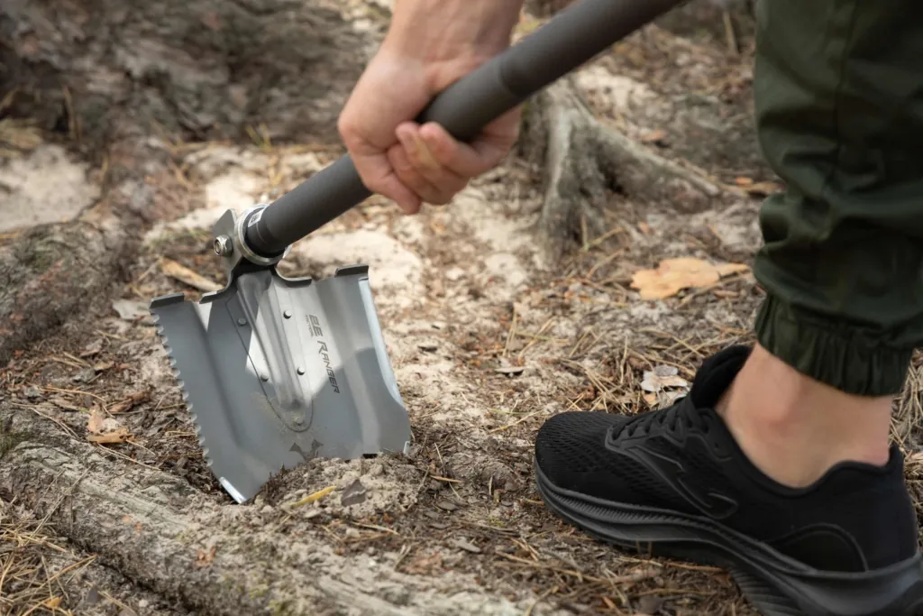 2E Tactical Лопата-мультитул тактична Ranger Steel Gray розбірна, 22в1, з чохлом у комплекті, 103 см макс., 1.6 кг