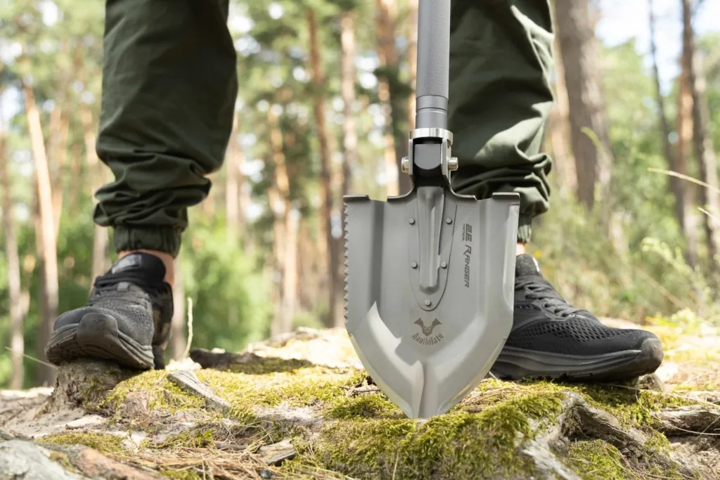 2E Tactical Лопата-мультитул тактична Ranger Steel Gray розбірна, 22в1, з чохлом у комплекті, 103 см макс., 1.6 кг