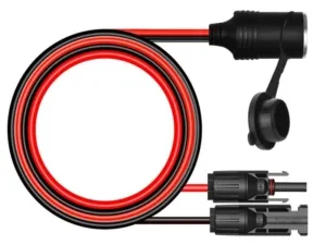 Solar Adapter 2E MC4 to Cigarette Plug 0.5m