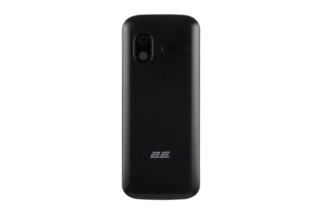 Мобільний телефон 2E E180 2023 1.77″ 2SIM, 1000мА•год, чорний