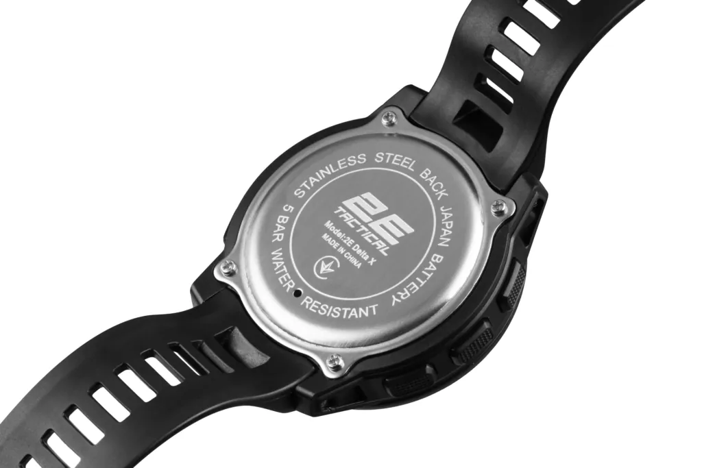 2E Tactical Тактические часы Delta X Black с компасом и шагомером