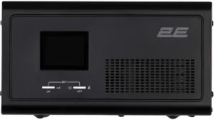 Инвертор 2E HI1000, 1000W, 12V — 230V, LCD, AVR, 2xSchuko + DC output