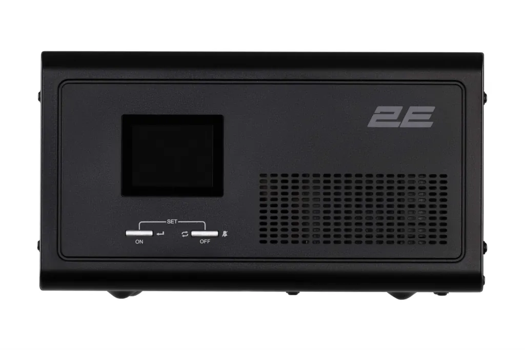 Інвертор 2E HI1600, 1600W, 24V – 230V, LCD, AVR, 2xSchuko + DC output