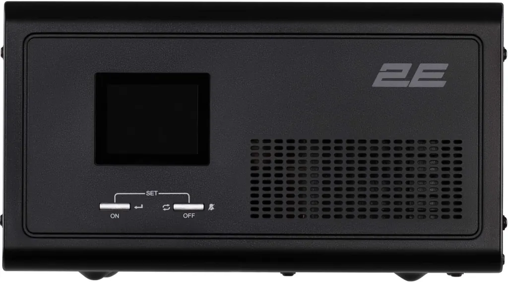 Інвертор 2E HI1600, 1600W, 24V – 230V, LCD, AVR, 2xSchuko + DC output