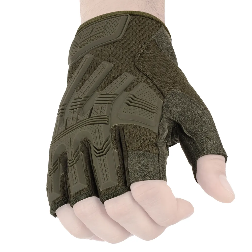 2E Tactical Перчатки тактические, беспалые, L, зелёные