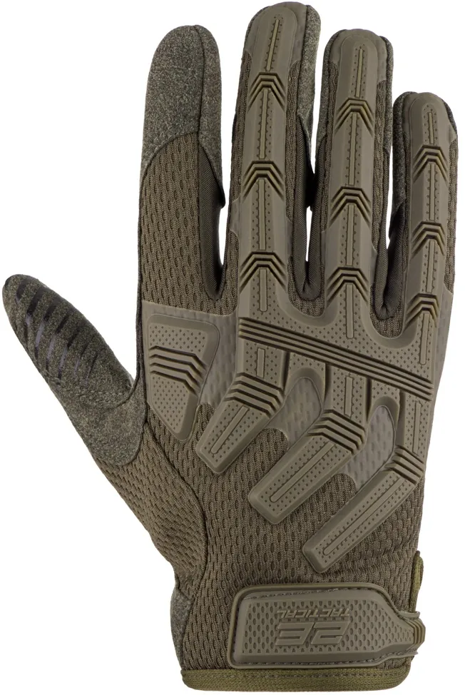 2E Tactical Перчатки тактические, Full Touch, M, зелёные