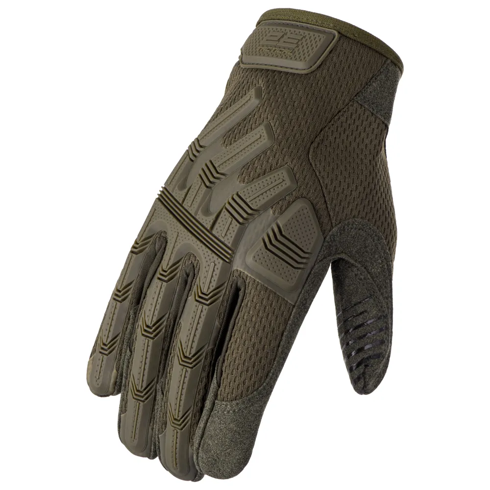 2E Tactical Перчатки тактические, Full Touch, XL, зелёные