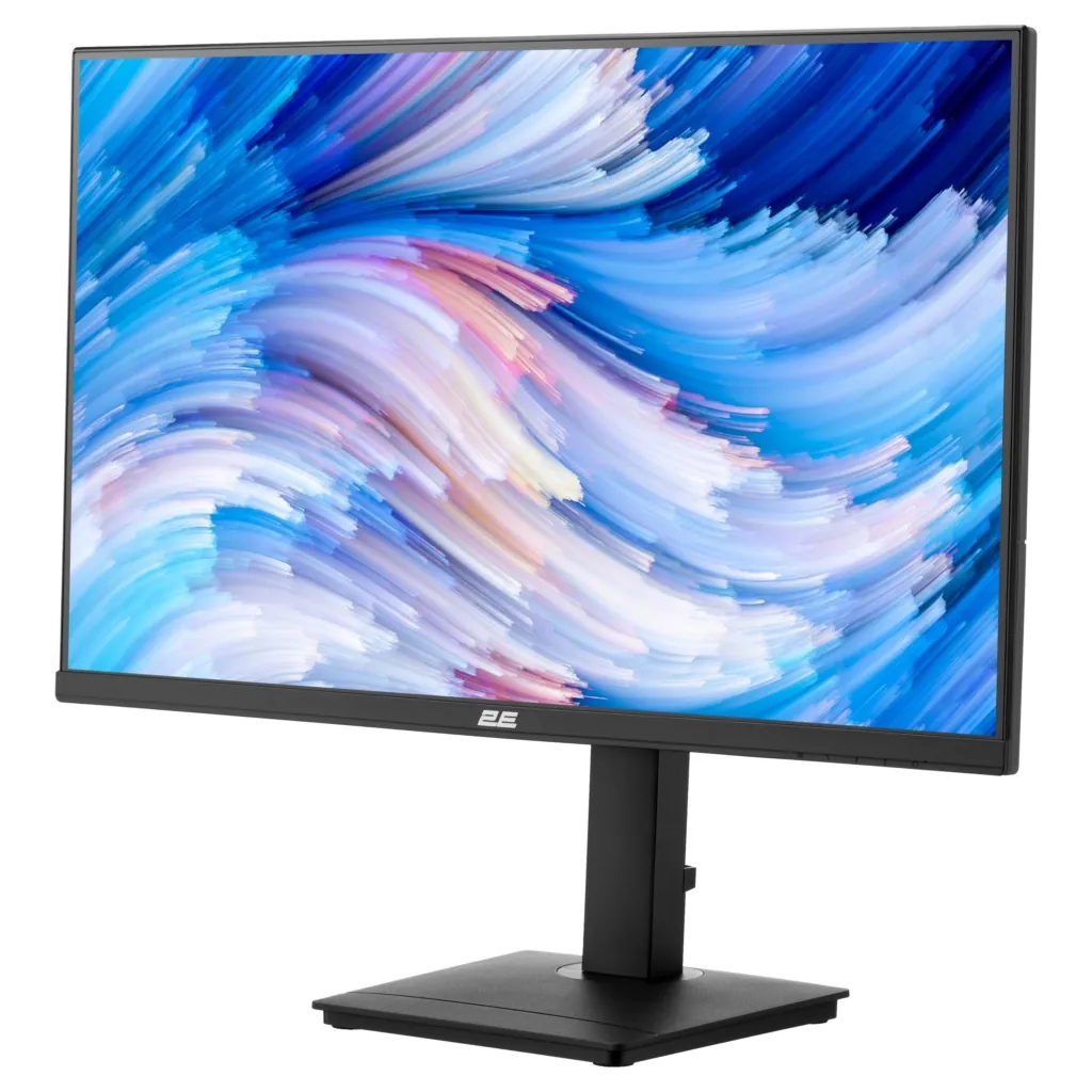 Монитор 2E 27″ N2723B D-Sub, HDMI, IPS, 75Hz, Pivot