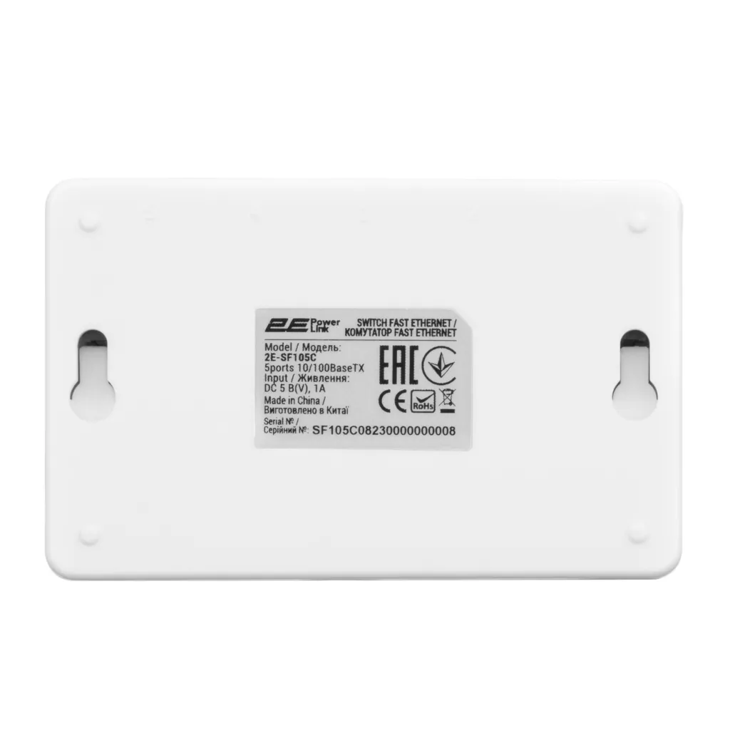 Коммутатор 2E PowerLink SF105C 5xFE, Неуправляемый